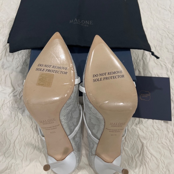 BNIB Malone Souliers Maureen Floral Lace Mules - Picture 4 of 6